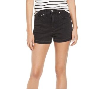 Madewell Black Jean Shorts 29